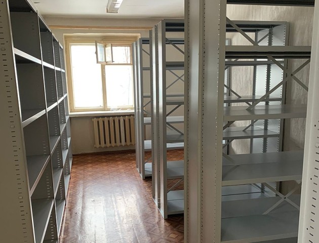 Архивные стационарные стеллажи для документов